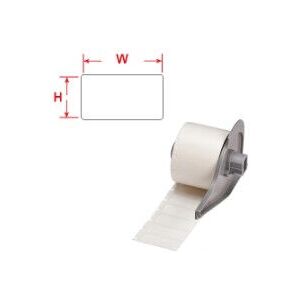 Brady - M71-30-422 - Poliéster - 38.10 x 19.05 mm - Etiqueta Brady - M71-30-422 - Poliéster - 38.10 x 19.05 mm - Etiqueta