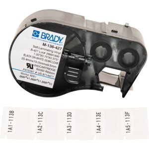 Etiquetas de vinil autoadesivas Brady B-427 - Impressoras Etiquetas de vinil autoadesivas Brady B-427 - Impressoras