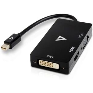 V7 V7MDP-VGADVIHDMI-1E Adaptador - VGA DVI HDMI - Negro V7 V7MDP-VGADVIHDMI-1E Adaptador - VGA DVI HDMI - Negro