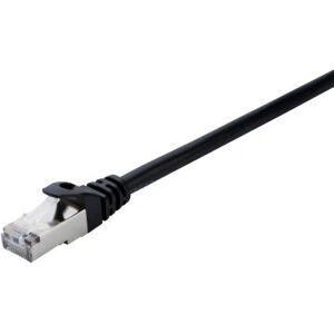 V7 Zwart Cat7 S/FTP Netwerkkabel - 0,5m V7 Zwart Cat7 S/FTP Netwerkkabel - 0,5m