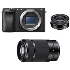 Sony A6400 Black Camera with 16-50mm and 55-210mm Lenses Sony A6400 Black Camera with 16-50mm and 55-210mm Lenses