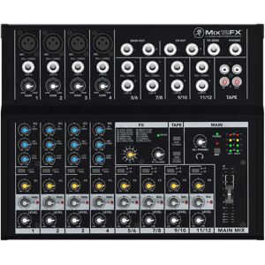 Mixer compatto Mackie Mix12FX - 12 canali, EQ, Phantom power Mixer compatto Mackie Mix12FX - 12 canali, EQ, Phantom power