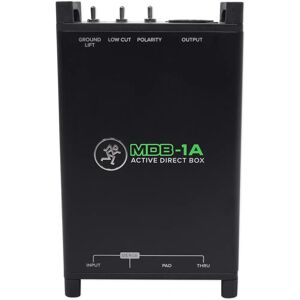 Mackie MDB-1A Active DI Box - Black Mackie MDB-1A Active DI Box - Black