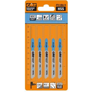 CMT CMT ORANGE TOOLS JT118A-5 Hoja de Sierra - Corte Recto Metal Delgado CMT CMT ORANGE TOOLS JT118A-5 Hoja de Sierra - Corte Recto Metal Delgado