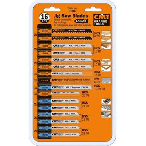 CMT 16 Blades Jigsaw Blades Set for Wood Metal - Product Type: Jigsaw Blades CMT 16 Blades Jigsaw Blades Set for Wood Metal - Product Type: Jigsaw Blades