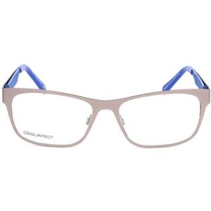 Dsquared2 DQ5097-015-54 Silver Metal Non-prescription Frame - Spectacle frame Dsquared2 DQ5097-015-54 Silver Metal Non-prescription Frame - Spectacle frame