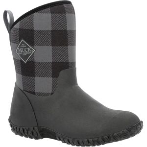 Muck Boot Dames Muckster II Mid Wellies - Zwart Grijs Ruit Muck Boot Dames Muckster II Mid Wellies - Zwart Grijs Ruit