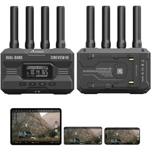 Accsoon CineView HE - Kit de transmetteur et récepteur vidéo sans fil 4K - Publicité Accsoon CineView HE - Kit de transmetteur et récepteur vidéo sans fil 4K - Publicité