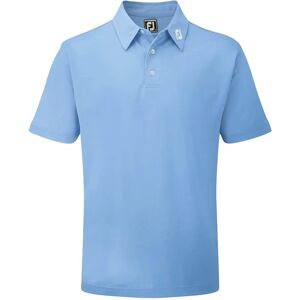 FootJoy Stretch Pique Golf Polo Shirt - Light Blue - Athletic Fit FootJoy Stretch Pique Golf Polo Shirt - Light Blue - Athletic Fit
