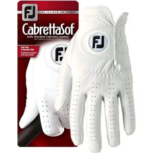 FootJoy CabrettaSof Leather Golf Glove - White - Men's XL FootJoy CabrettaSof Leather Golf Glove - White - Men's XL