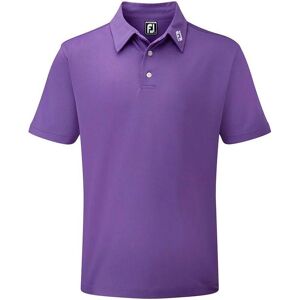 FootJoy Purple Pique Solid Golf Polo Shirt - Sportswear FootJoy Purple Pique Solid Golf Polo Shirt - Sportswear
