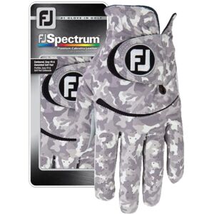 Footjoy Spectrum Golf Gloves - Left Hand Grey Camo - Golf Gloves Footjoy Spectrum Golf Gloves - Left Hand Grey Camo - Golf Gloves