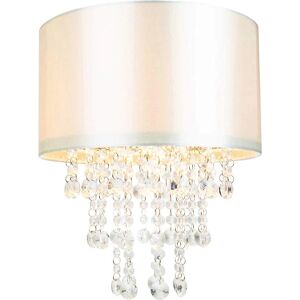Happy Homewares - HH991 - Cream - Satin Fabric - Pendant Light Shade Happy Homewares - HH991 - Cream - Satin Fabric - Pendant Light Shade