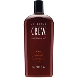 American Crew 3-IN-1 shampoo, conditioner and shower gel 3in1 for men (1000ml) American Crew 3-IN-1 shampoo, conditioner and shower gel 3in1 for men (1000ml)