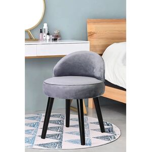 Living and Home - Truman - Grey - One Size - Footstool Living and Home - Truman - Grey - One Size - Footstool