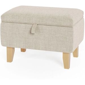 Livingandhome - 2-in-1 - Beige - Storage - Storage Ottoman Livingandhome - 2-in-1 - Beige - Storage - Storage Ottoman