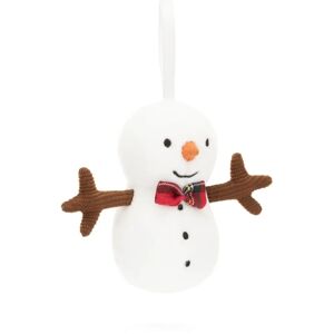 Jellycat Festive Folly Snowman - Χαριτωμένο παιχνίδι από βελούδο - Λευκό - Χριστούγεννα Jellycat Festive Folly Snowman - Χαριτωμένο παιχνίδι από βελούδο - Λευκό - Χριστούγεννα