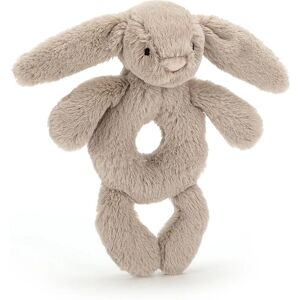 Jellycat Bashful Beige Bunny Ring Rattle - Soft Toy Jellycat Bashful Beige Bunny Ring Rattle - Soft Toy
