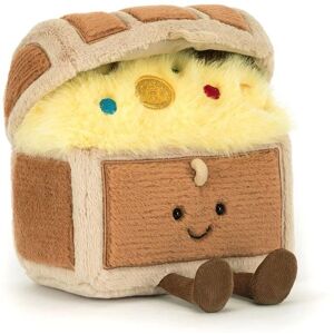 Jellycat Amuseables Treasure Chest Soft Toy - Soft Plush Jellycat Amuseables Treasure Chest Soft Toy - Soft Plush