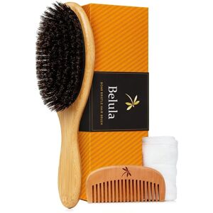 Belula Boar Bristle Hair Brush Set - Natural Shine & Gentle for Fine Hair Belula Boar Bristle Hair Brush Set - Natural Shine & Gentle for Fine Hair