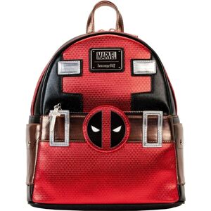 Loungefly Marvel Deadpool Metallic Mini Backpack - Red Loungefly Marvel Deadpool Metallic Mini Backpack - Red