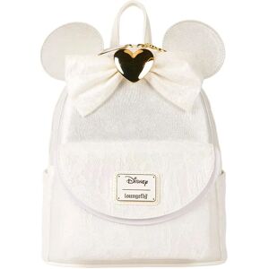 Loungefly Disney Minnie Mouse Iridescent Lace Wedding Mini Backpack Bag - Mini Backpack Loungefly Disney Minnie Mouse Iridescent Lace Wedding Mini Backpack Bag - Mini Backpack