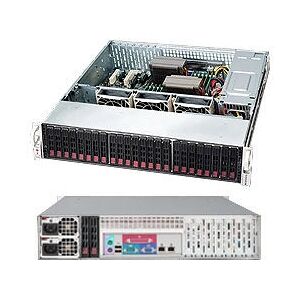 Supermicro CSE-216BE2C-R920LPB Server Barebone - Rack (2U) - Svart, Silver Supermicro CSE-216BE2C-R920LPB Server Barebone - Rack (2U) - Svart, Silver