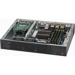 Supermicro CSE-E300 Boîtier Serveur Rack Compact - Noir - Publicité Supermicro CSE-E300 Boîtier Serveur Rack Compact - Noir - Publicité