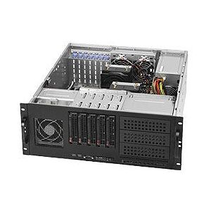Supermicro SuperChassis 842TQC-668B Server rack - 4U, Nero, Grigio, 668W Supermicro SuperChassis 842TQC-668B Server rack - 4U, Nero, Grigio, 668W