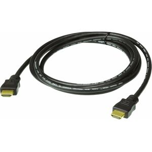 ATEN HDMI-kabel - 2m Höghastighets 4K Ethernet Svart ATEN HDMI-kabel - 2m Höghastighets 4K Ethernet Svart