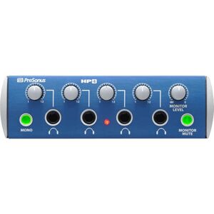 PreSonus HP4 Vrstovač sluchátek - 4 kanály, Modrý PreSonus HP4 Vrstovač sluchátek - 4 kanály, Modrý
