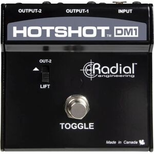 Interrupteur de microphone Radial HotShot DM1 - Microphone, Communication scénique, Passif, Métal - Publicité Interrupteur de microphone Radial HotShot DM1 - Microphone, Communication scénique, Passif, Métal - Publicité