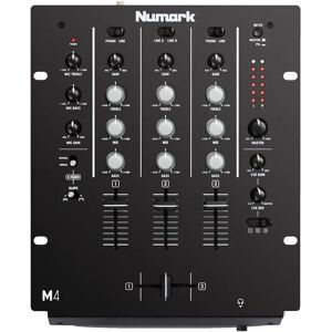 Mikser DJ 3-kanałowy Numark M4BLACK z EQ i wymiennym crossfaderem Mikser DJ 3-kanałowy Numark M4BLACK z EQ i wymiennym crossfaderem