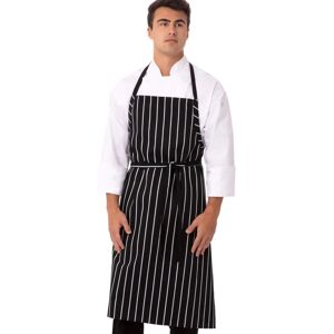 Delantal a Rayas Blanco y Negro Chef Works - Apron Delantal a Rayas Blanco y Negro Chef Works - Apron