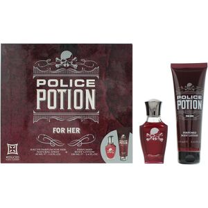 Police Police Woman Potion For Her Gift Set - Eau de Parfum & Body Lotion Police Police Woman Potion For Her Gift Set - Eau de Parfum & Body Lotion