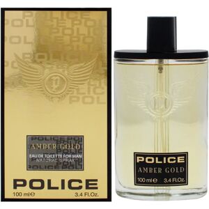 Police Amber Gold Eau de Toilette for Men - 100 ml, Long-lasting, Charismatic Police Amber Gold Eau de Toilette for Men - 100 ml, Long-lasting, Charismatic