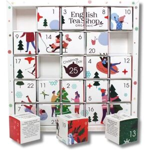 English Tea Shop Fehér karácsonyi adventi naptár 25x2g Organikus English Tea Shop Fehér karácsonyi adventi naptár 25x2g Organikus
