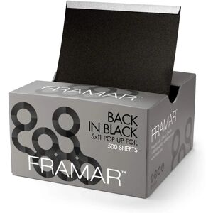 Framar Black Back in Black Pop Up Foil Sheets - Hair Coloring Tool Framar Black Back in Black Pop Up Foil Sheets - Hair Coloring Tool