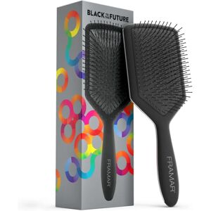 Framar Black To The Future Paddle Brush - Profesjonalny grzebień do rozczesywania Framar Black To The Future Paddle Brush - Profesjonalny grzebień do rozczesywania
