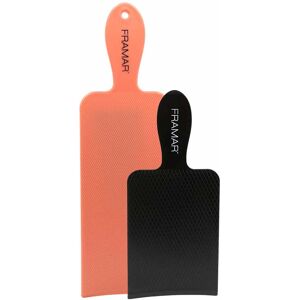 Framar Paddle Pack - Black, Peaches - Hairbrush & spatula set Framar Paddle Pack - Black, Peaches - Hairbrush & spatula set