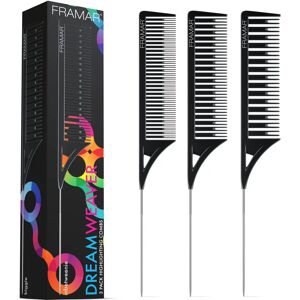 Sada hřebenů Dream Weaver od Framar - Černá - Typ hřebenu Sada hřebenů Dream Weaver od Framar - Černá - Typ hřebenu
