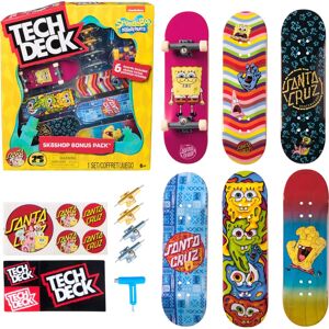 Tech Deck SpongeBob Fingerboard Set - Skateboard Tricks Tech Deck SpongeBob Fingerboard Set - Skateboard Tricks