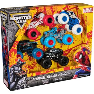 Ensemble de 5 Véhicules Spider-Man Monster Jam - Jouet Ensemble de 5 Véhicules Spider-Man Monster Jam - Jouet