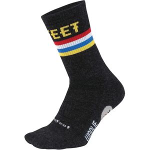 DeFeet Woolie Boolie Podium 6" Socks - Charcoal DeFeet Woolie Boolie Podium 6" Socks - Charcoal