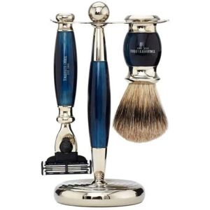 Edwardian barberesett fra Truefitt & Hill - Blå Opal - Gillette Mach3 Edwardian barberesett fra Truefitt & Hill - Blå Opal - Gillette Mach3