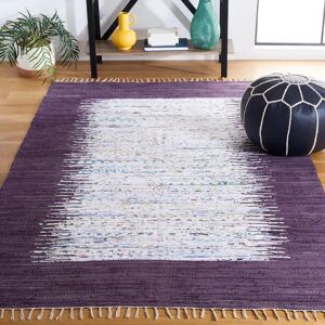 Tapis Saltillo NADUVI - Violet/Ivoire - Fait à la main en Inde - 152x244 cm - Publicité Tapis Saltillo NADUVI - Violet/Ivoire - Fait à la main en Inde - 152x244 cm - Publicité