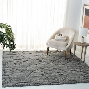Safavieh Chester Grijze Vloerkleed - Hoog-Laag Pile - 201x201 cm Safavieh Chester Grijze Vloerkleed - Hoog-Laag Pile - 201x201 cm