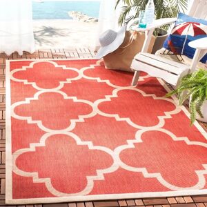 Tapis intérieur/extérieur rouge Safavieh - Forme rectangulaire - Publicité Tapis intérieur/extérieur rouge Safavieh - Forme rectangulaire - Publicité