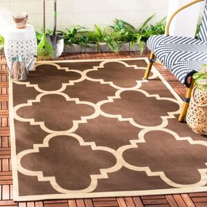 Safavieh - Courtyard Tapis - Marron Foncé - 160x230 cm - Publicité Safavieh - Courtyard Tapis - Marron Foncé - 160x230 cm - Publicité