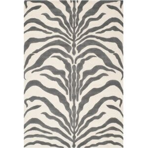 Safavieh Wool Rug Ivory/Dark Gray - Rug Safavieh Wool Rug Ivory/Dark Gray - Rug